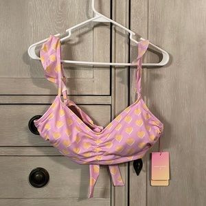 BNWT Pink / Orange Heart Stoney Clover Lane / Target Collab bikini.